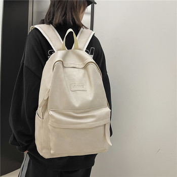 Υψηλής ποιότητας γυναικεία ανδρική τσάντα πλάτης PU Δερμάτινα ανδρικά σακίδια πλάτης Κορίτσι Πολυτελής σχεδιαστής πλάτης Τσάντα για φορητό υπολογιστή μεγάλης χωρητικότητας Τσάντα ταξιδιού