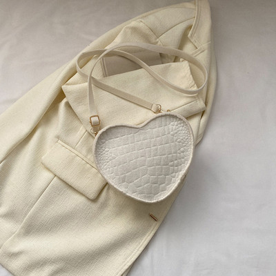 Genți de mână vintage cu inimă pentru femei, genți de mână cu design de lux, genți cu inimă, pentru femei, cu umăr, Tendință 2023