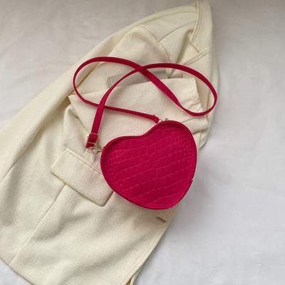 Genți de mână vintage cu inimă pentru femei, genți de mână cu design de lux, genți cu inimă, pentru femei, cu umăr, Tendință 2023