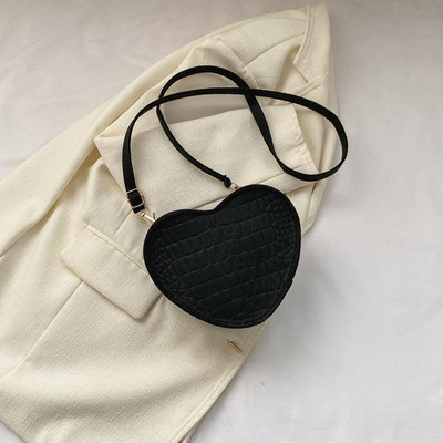 Genți de mână vintage cu inimă pentru femei, genți de mână cu design de lux, genți cu inimă, pentru femei, cu umăr, Tendință 2023