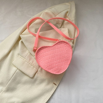 Genți de mână vintage cu inimă pentru femei, genți de mână cu design de lux, genți cu inimă, pentru femei, cu umăr, Tendință 2023