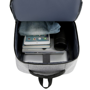 15,6-инчова унисекс многофункционална водоустойчива раница с голям капацитет, бизнес ежедневна чанта за зареждане с USB