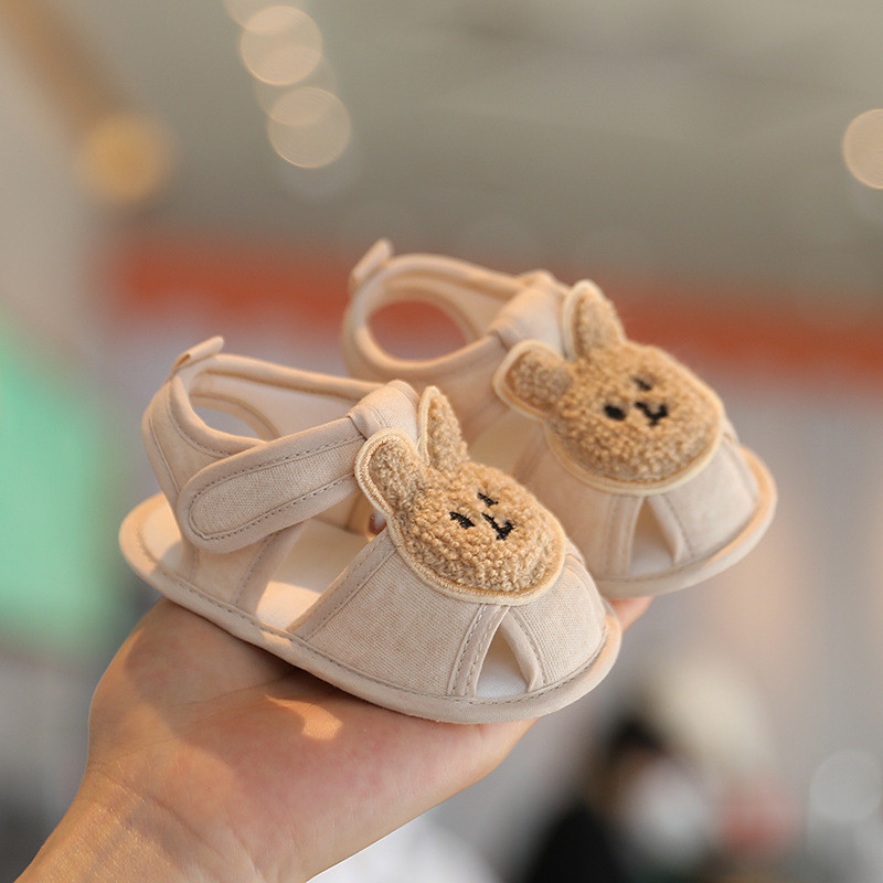 Slatki zeko medvjed Baby sandale Dojenčad Dječaci Djevojčice Cipele za hodanje s mekim potplatom Jesen Proljeće Ljeto Prve hodalice za malu djecu od 0-18M