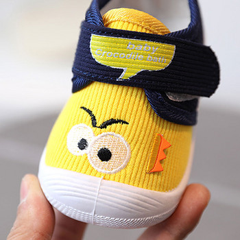 Модели на мъжки бебешки обувки Меко дъно със силен първи ходил Детски обувки 1-3 Y Обувки за момиченца Обувки за малко дете Крещящи обувки