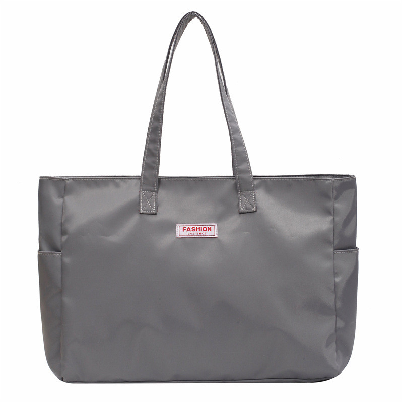 Velike ručne torbe za žene Najlonske pune torbe na rame Ženska kurirska torba Kapacitet Retro velika torba Shopper Jednostavan patentni zatvarač preko ramena