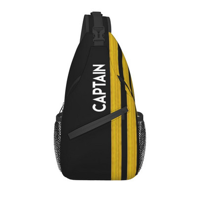 Born To Fly Flight Pilot Sling Piept Geantă Flying Aviator Aviator Crossbody Umăr Rucsac pentru bărbați Rucsac de zi de călătorie