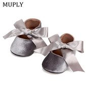 Slatke cipelice za djevojčice, PU kožne cipelice za princeze s mašnom, dječje cipelice za prve hodače, novorođenčad, mokasine, cipelice za malu djevojčicu