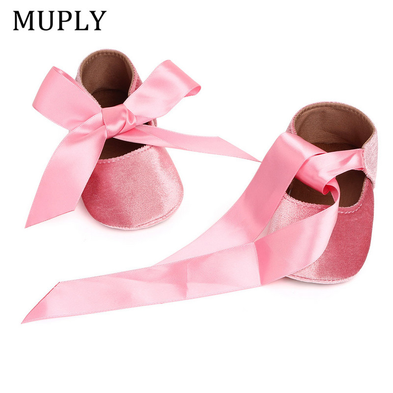 Slatke cipelice za djevojčice, PU kožne cipelice za princeze s mašnom, dječje cipelice za prve hodače, novorođenčad, mokasine, cipelice za malu djevojčicu