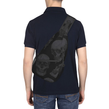 Bones Skeleton Souls Crossbody Τσάντα Αθλητικά Κρανία Τσάντα στήθους Unisex Γυναικείες Άνδρας Μόδα Σακίδια ώμου Ταξίδι