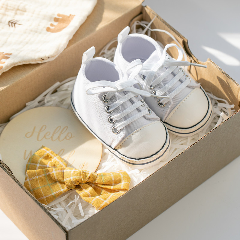 KIDSUN Pantofi de pânză pentru bebeluși, băieți, fete, pantofi, primii plimbări, sugari, copii mici, anti-alunecare, nou-născut, 0-18 luni