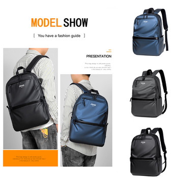 JEEP BULUO Висококачествена мъжка свръхлека раница за мъже Мека модна ученическа раница Лаптоп Водоустойчиви пътни чанти за пазаруване Горещи