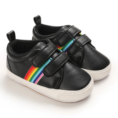 Újszülött kisgyermek cipők Férfi Baby Step Front cipők PU női baba alkalmi mokaszin cipők csúszásmentes klasszikus babacipők