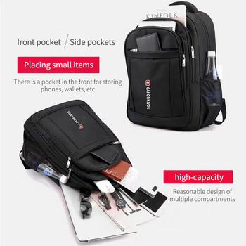 Раници с голям капацитет Мъжки раници за лаптопи Водоустойчиви Леки пътни чанти Ученически чанти Бизнес чанта Голяма мъжка раница