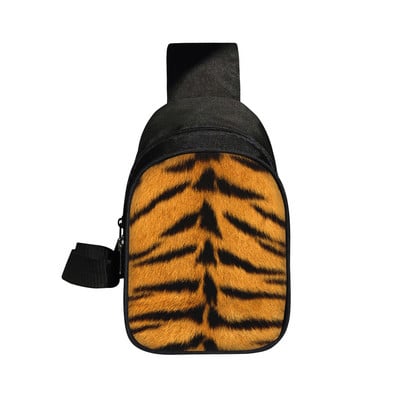 Leopardimustriline rinnakott Tiger Sebra Lehm Loomade triibud Crossbody kotid reisimiseks õlakott Moodne telefoni rahakotihoidja kingitus