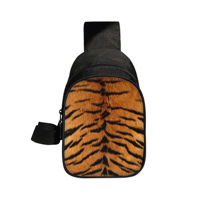 Leopardimustriline rinnakott Tiger Sebra Lehm Loomade triibud Crossbody kotid reisimiseks õlakott Moodne telefoni rahakotihoidja kingitus