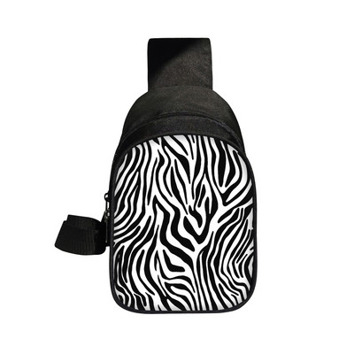 Leopardimustriline rinnakott Tiger Sebra Lehm Loomade triibud Crossbody kotid reisimiseks õlakott Moodne telefoni rahakotihoidja kingitus