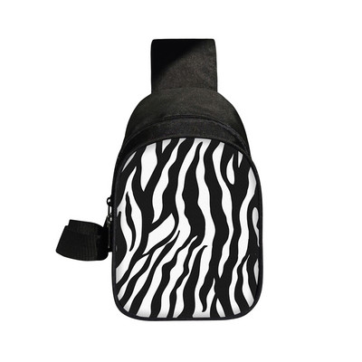 Leopardimustriline rinnakott Tiger Sebra Lehm Loomade triibud Crossbody kotid reisimiseks õlakott Moodne telefoni rahakotihoidja kingitus