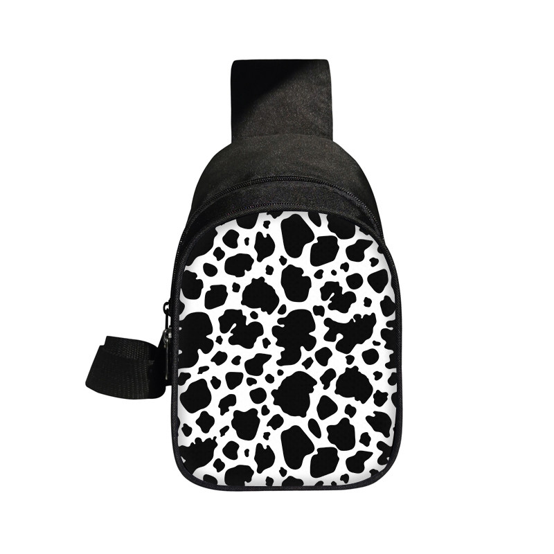 Leopardimustriline rinnakott Tiger Sebra Lehm Loomade triibud Crossbody kotid reisimiseks õlakott Moodne telefoni rahakotihoidja kingitus