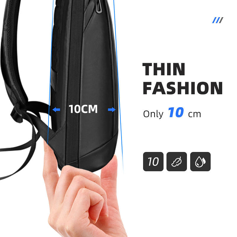 Rucsac subțire MARK RYDEN pentru laptop 15,6 inci Rucsac minimalist impermeabil Ykk Fermoar