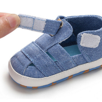 Καλοκαιρινή μόδα Βρεφικά σανδάλια Παιδικά νήπια κούφια μαλακή κούνια σόλα καμβά παπούτσια Little Boys Kids Prewalker First Sandals Clogs