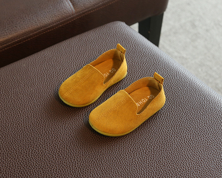 Mărimea este mai mică Primăvară Toamnă Bebeluși Fete Băieți Pantofi de fasole Copil mic 4Culori 1-6Ani 22-33 P01 TX08