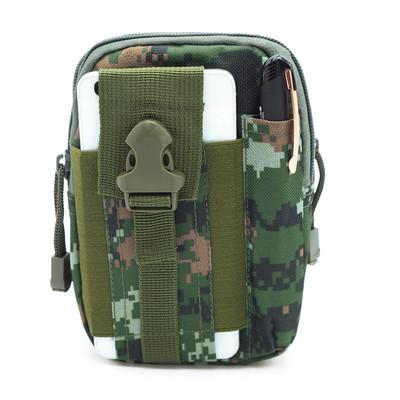 Molle taktička torbica oko struka Fanny Pack vojna torba za lov Muški sportovi na otvorenom Planinarenje Kampiranje Pojas za trčanje Torbica za držač telefona