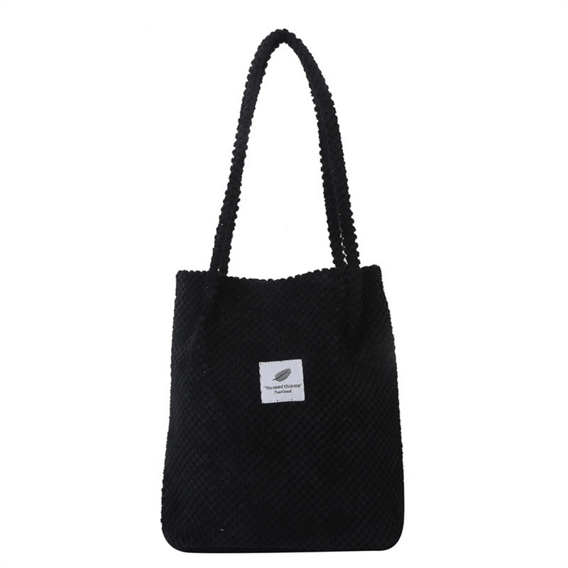 2023 Genți de umăr Arts pentru femei Genți de mână noi cu găleată din pânză Genți casual de modă din catifea de culoare solidă Genți de marcă celebră