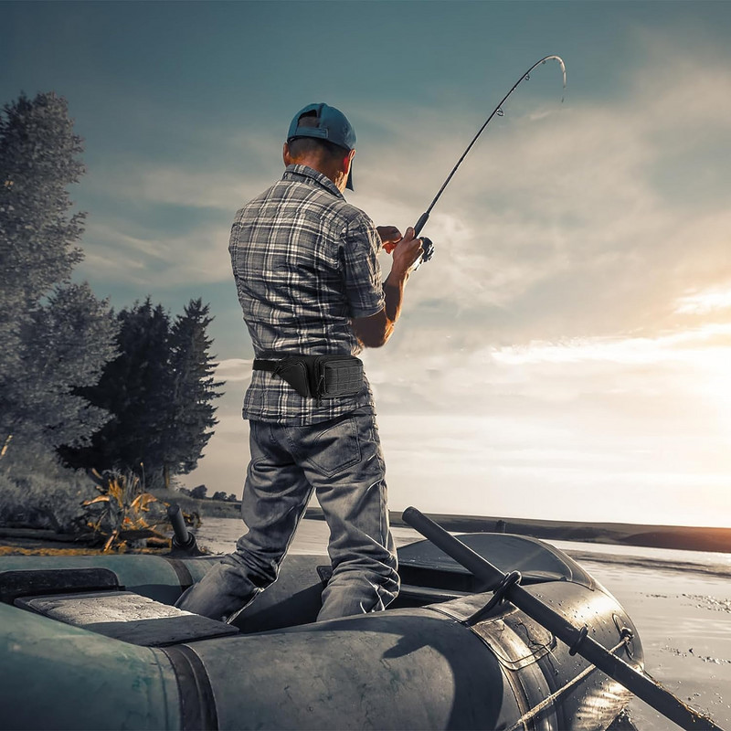 Vojna taktička torba za oružje oko struka, remen, vodootporna najlonska Molle EDC torbica za telefon za lov, penjanje, kampiranje