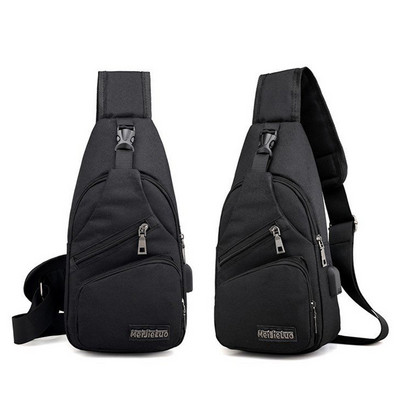 Muška torba protiv krađe, torba za prsa, torbe za rame, torbe za kratka putovanja, kurirske torbe, muški kožni paket s remenima, USB punjenje, školski paket