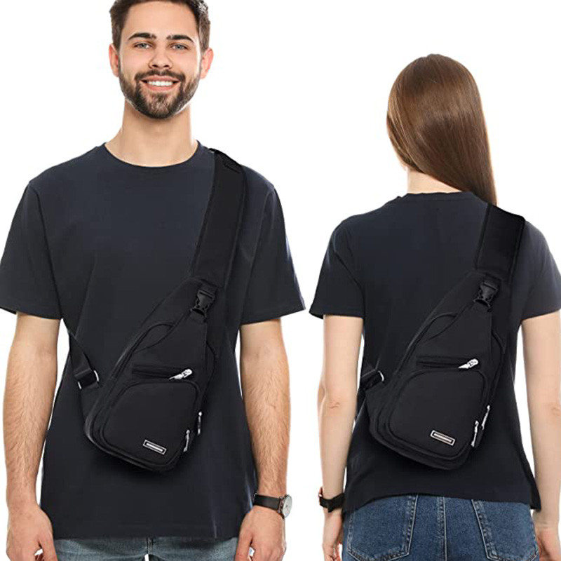 Muška torba protiv krađe, torba za prsa, torbe za rame, torbe za kratka putovanja, kurirske torbe, muški kožni paket s remenima, USB punjenje, školski paket