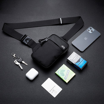 Мъжки чанти през рамо и гърди Найлонови водоустойчиви удобни модни чанта за спортни развлечения Велосипедни чанти за мобилен телефон Crossbody