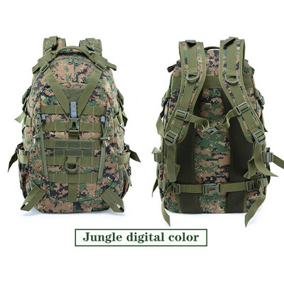 40L vojni taktički ruksak za muškarce, kampiranje, planinarenje, ruksaci, reflektirajuće vanjske putne torbe, Molle 3P torba za penjački ruksak