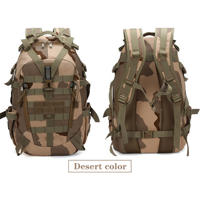 40L vojni taktički ruksak za muškarce, kampiranje, planinarenje, ruksaci, reflektirajuće vanjske putne torbe, Molle 3P torba za penjački ruksak