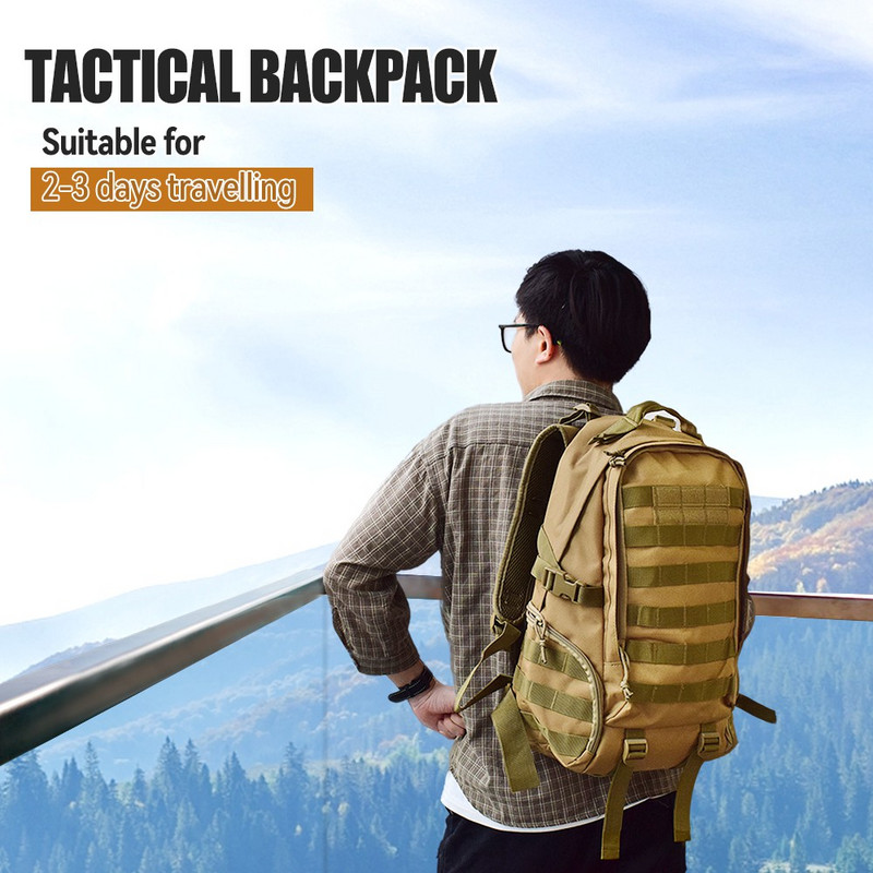 27L sõjaline taktikaline seljakott 900D Oxford välistingimustes veekindlad kotid Molle matkaseljakott Matkakott ronimiskotid jahikott