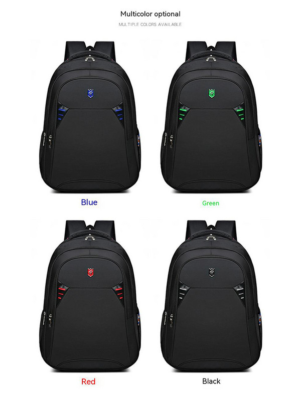 Oxfordský vodotesný pánsky batoh s veľkou kapacitou, školská taška pre chlapcov, outdoorové cestovné batohy s viacvrstvovým dizajnom