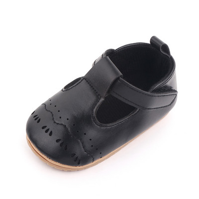Bebeluș băiat Fată Aproximativ 0-14 luni Fină PU Arder Fund moale Plat pentru bebeluși Pedometru Pantofi Învățare Mersul pe jos Prima plimbare Pantofi pentru copil mic