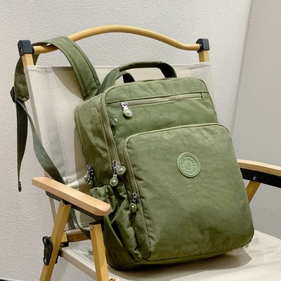 Új divatos, nagy kapacitású hátizsák nőknek Nylon vízálló alkalmi férfi hátizsák Könnyű női laptoptáska