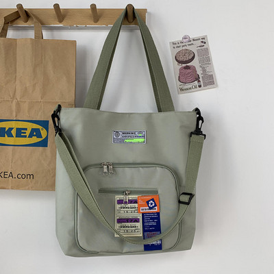 Geantă de mână de mare capacitate, geantă de umăr, geantă ocazională din denim, la modă, geantă de înaltă calitate pentru femei.