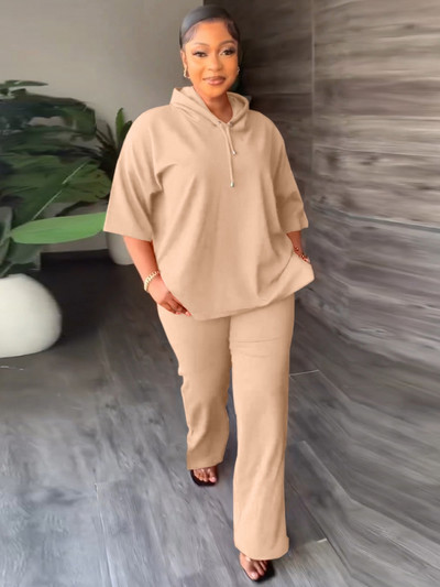 2-dijelni ženski kompleti hlača 2023. Proljetni pulover s kapuljačom, gornji dijelovi i odijela s hlačama Dvodijelni komplet trenirke i majice