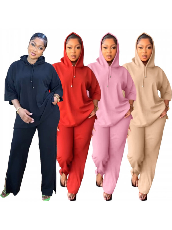 2-dijelni ženski kompleti hlača 2023. Proljetni pulover s kapuljačom, gornji dijelovi i odijela s hlačama Dvodijelni komplet trenirke i majice