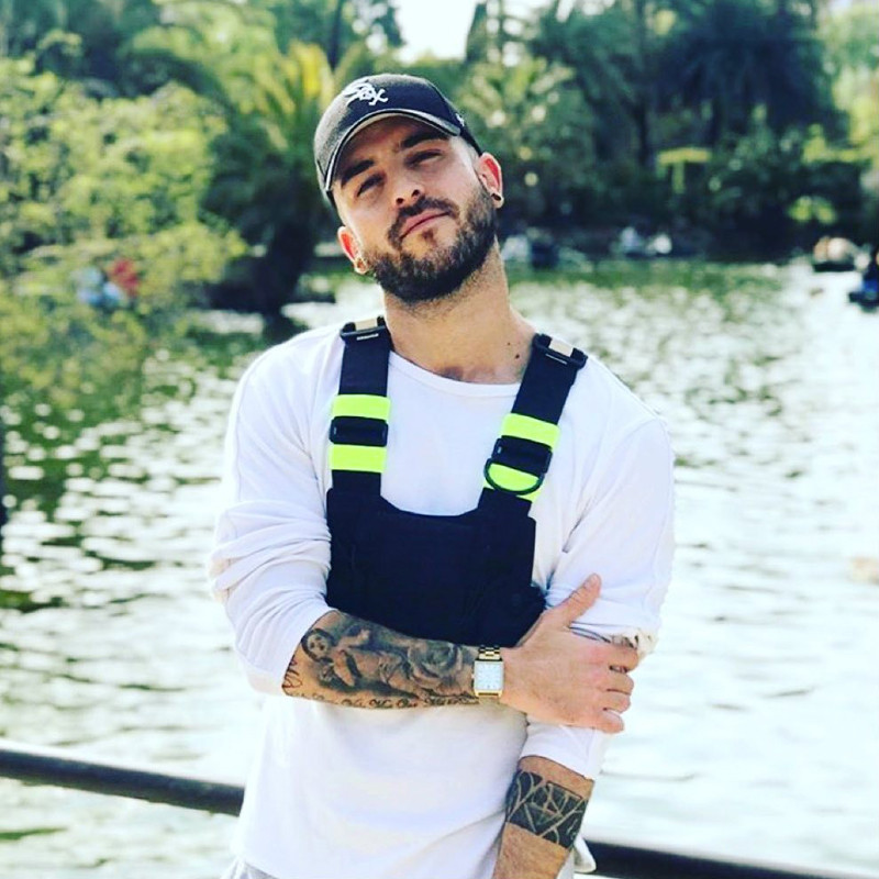 Módne hip-hopové náprsné tašky pre mužov, taktické streetwear štýl, postroj, predné puzdro, puzdro na vestu, náprsná taška G131