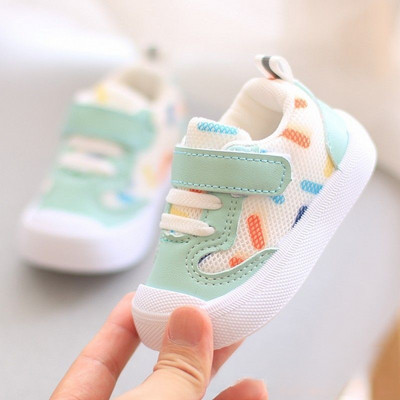 Jarné dievčenské chodítka, detské ľahké tenisky, chlapčenské športové sieťované topánky pre batoľatá, tenisové topánky od 1 do 3 rokov