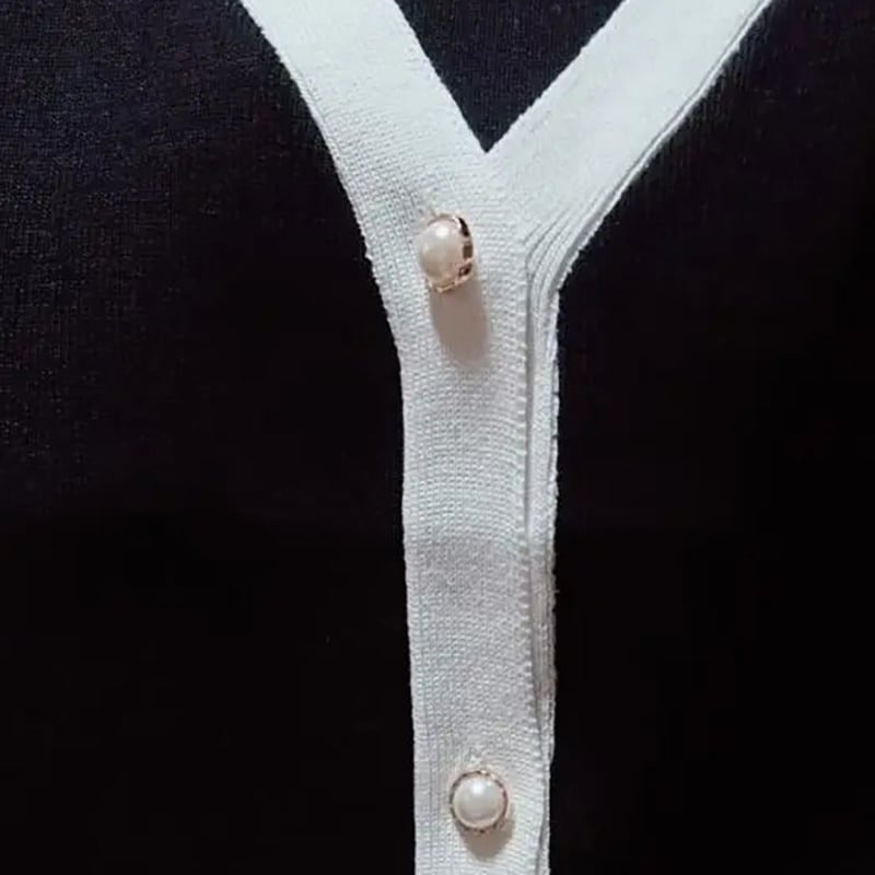 Dámska tenká súprava Plus Size 5xl, pletený oblek, kardigan s výstrihom do V a polovičným rukávom + nohavice s vysokým pásom a širokými nohavicami