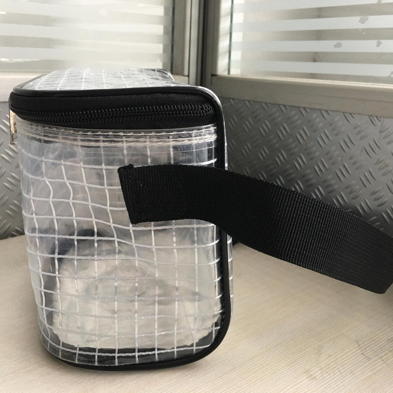 Antisztatikus deréktáska Fanny Pack PVC Cleanroom Clear szerszámtáskák mérnöki átlátszó válltáskához