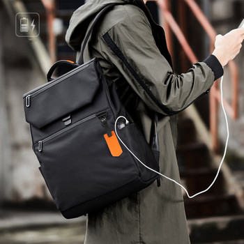 MARKROYAL Бизнес мъжка раница за лаптоп Водоустойчива пътна чанта Висококачествена офис чанта за работа и работа с USB зареждане Dropshipping