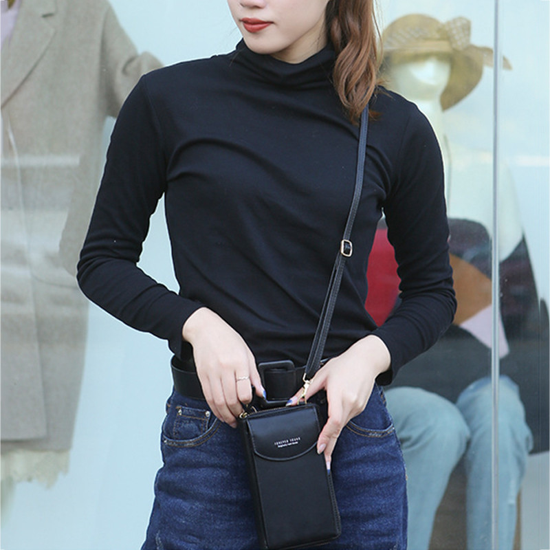 Genți de umăr mici pentru femei, genți de umăr, din piele PU, pentru femei, pentru telefonul mobil, geantă de buzunar pentru femei