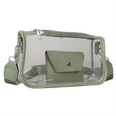 Torba preko ramena u boji slatkiša Prozirna torbica Messenger torba Ženska torba na rame 2023. Prozirna ručna torbica PU+PVC Mala velika torba