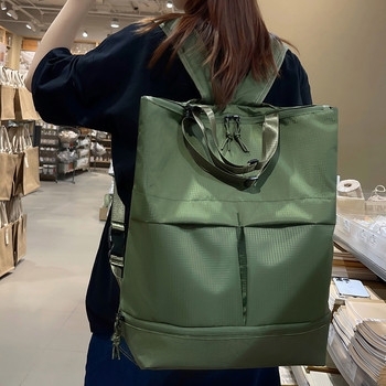 Ανδρικό σακίδιο πλάτης μεγάλης χωρητικότητας Nylon αδιάβροχη αθλητική τσάντα για γυναίκες Τσάντα πλάτης ταξιδίου Τάση σχολικές τσάντες τσάντα πλάτης Leisure Handbag