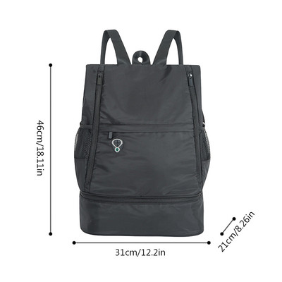 Veľkokapacitný pánsky batoh z nylonu, vodotesná športová taška pre ženy, cestovný batoh, trendy školské tašky, batoh na voľný čas, kabelka