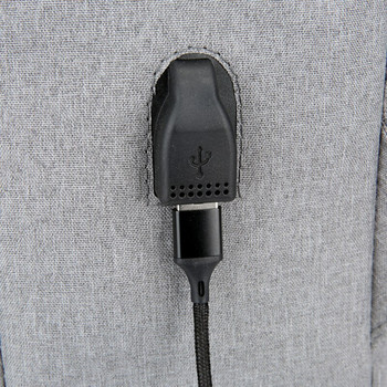 1 πακέτο ανδρική τσάντα επαγγελματικού υπολογιστή 15,6 ιντσών με πολλαπλές τσέπες USB φόρτισης υψηλής χωρητικότητας Σακίδιο εργασίας μετακίνησης